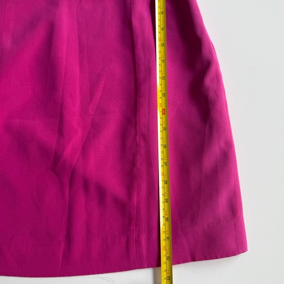 Tibi New York 100% Silk Pink Mini Dress Sz 4 Open Back Cocktail Party Barbie - Picture 5 of 11